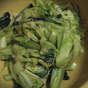 小松菜の生姜炒め